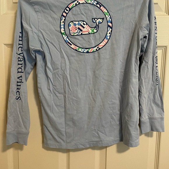 Vineyard Vines Kentucky Derby long sleeve light blue t-shirt children’s size M - Picture 7 of 8